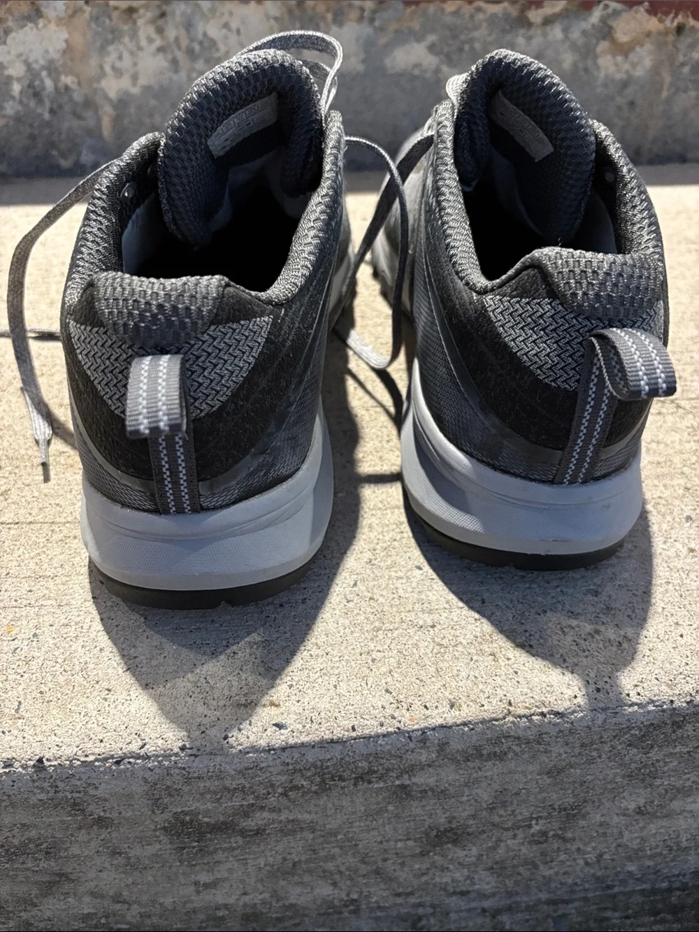 The North Face Men's Grey Athletic Trail Sneakers size 10.5